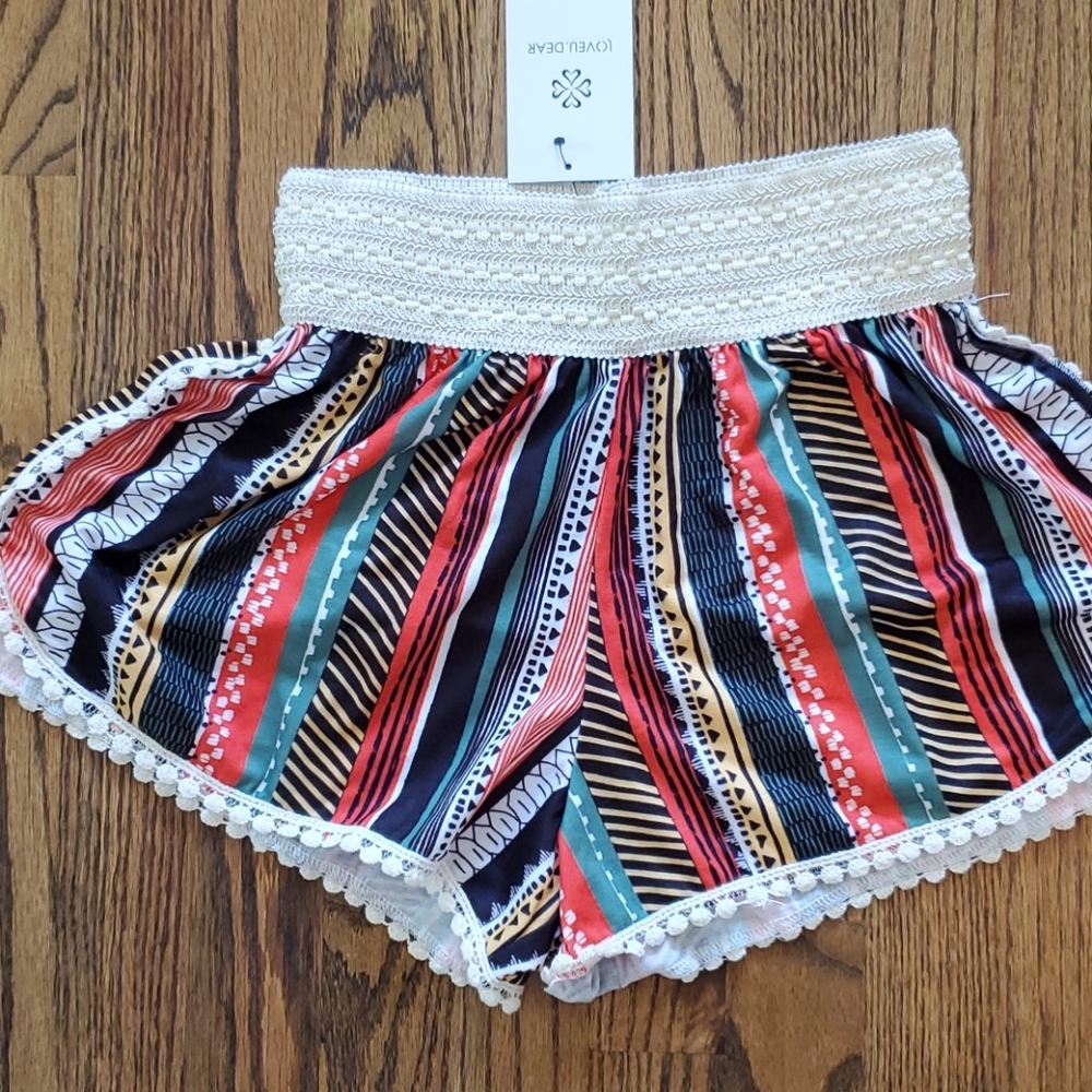 Striped Summer Shorts NWT